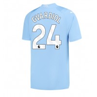 Pánský Fotbalový dres Manchester City Josko Gvardiol #24 2023-24 Domácí Krátký Rukáv